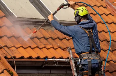 Démoussage et hydrofuge de toiture à Lompret